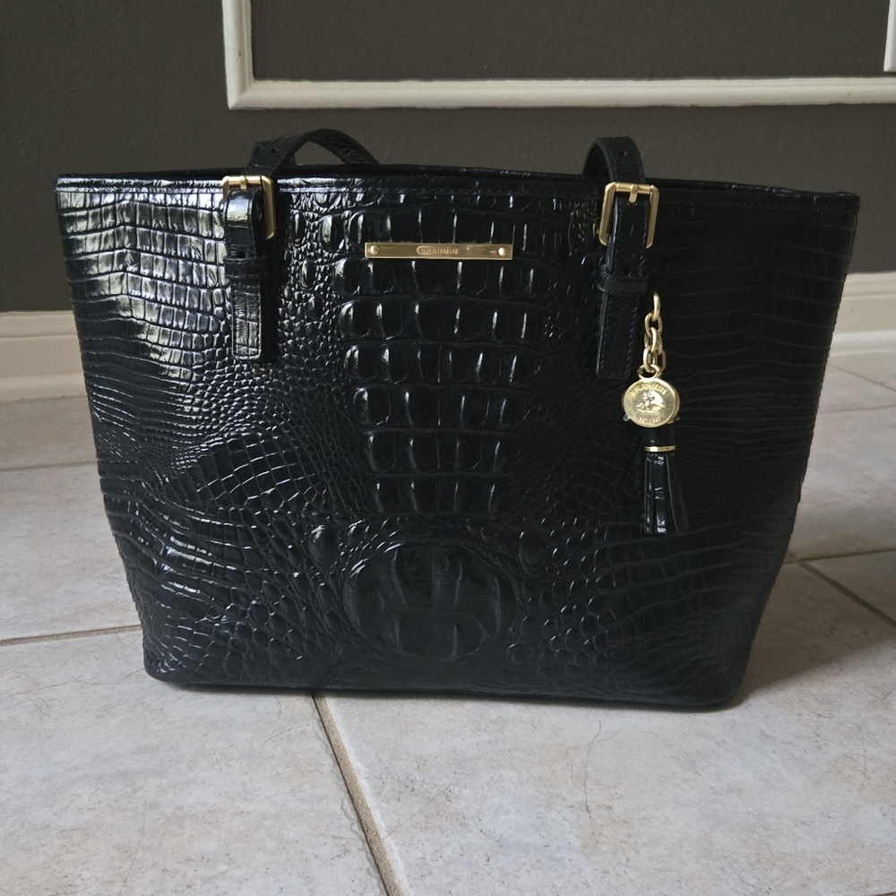Brahmin Black Medium Asher Tote - Picture 3 of 7